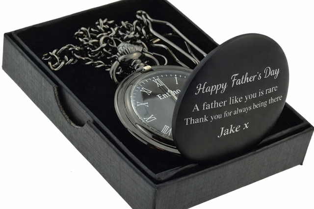 Personalised Engraved Pocket Watch – Father’s Day Gift
