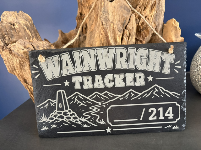 Wainwright Tracker – Engraved Slate