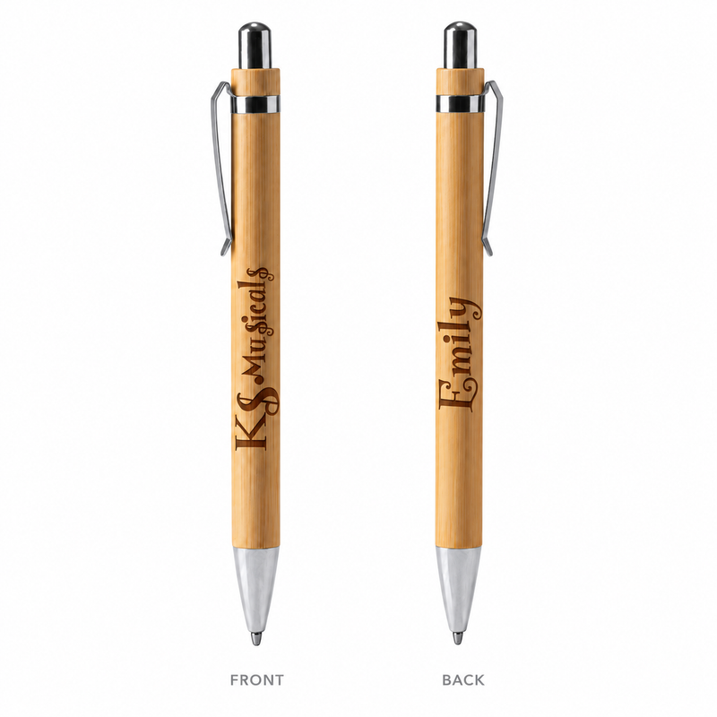 Personalised pen included in bundle