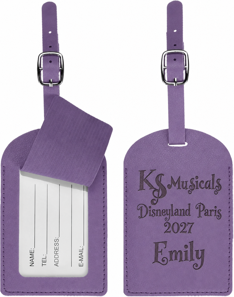 One luggage tag included in bundle