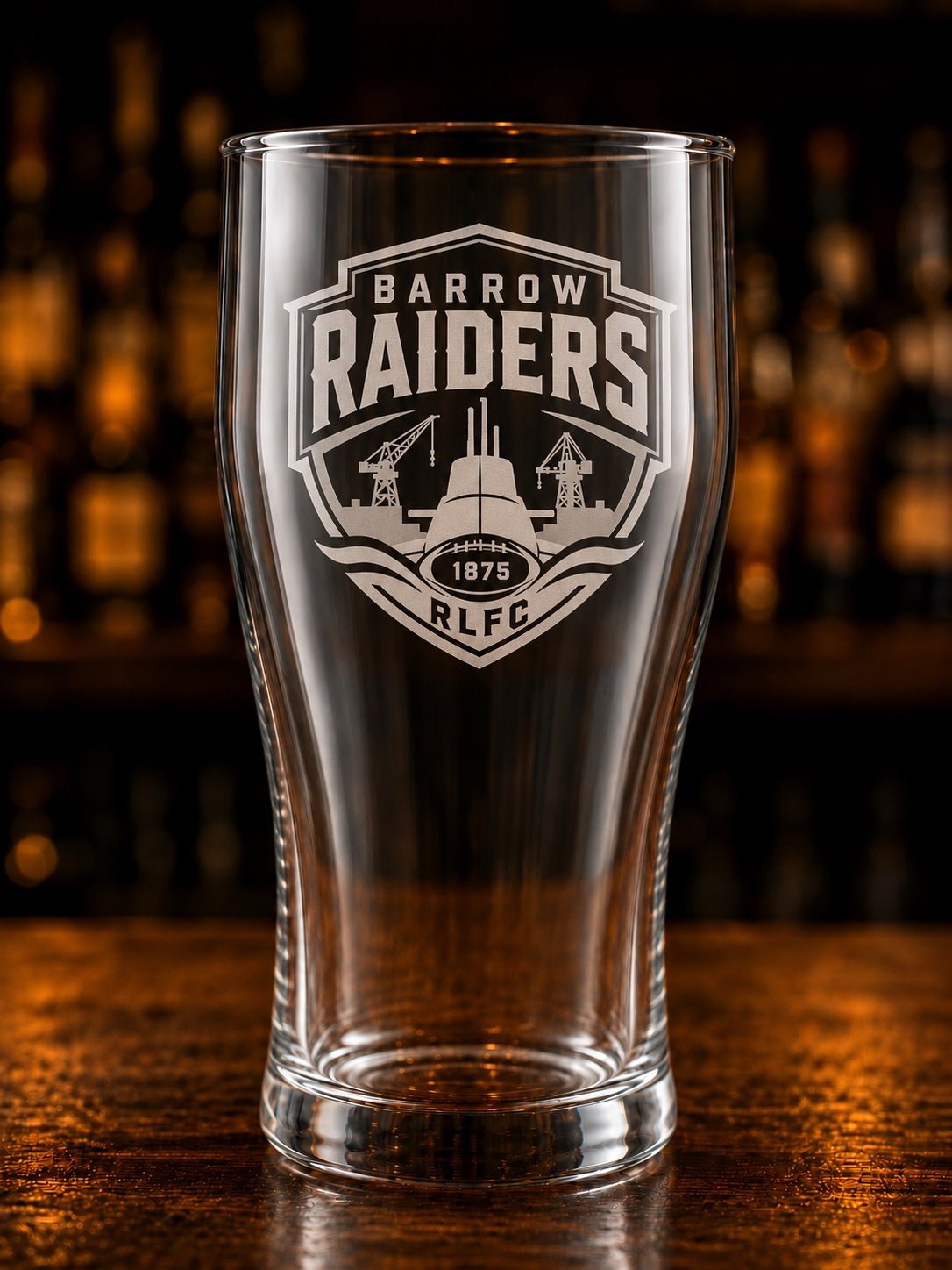 Barrow Raiders Pint Glass