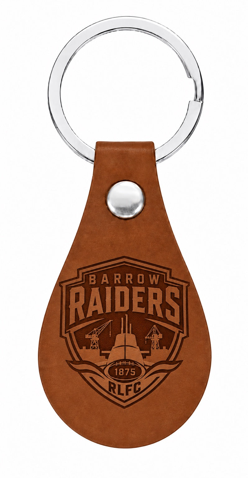 Barrow Raiders Leather Keyring