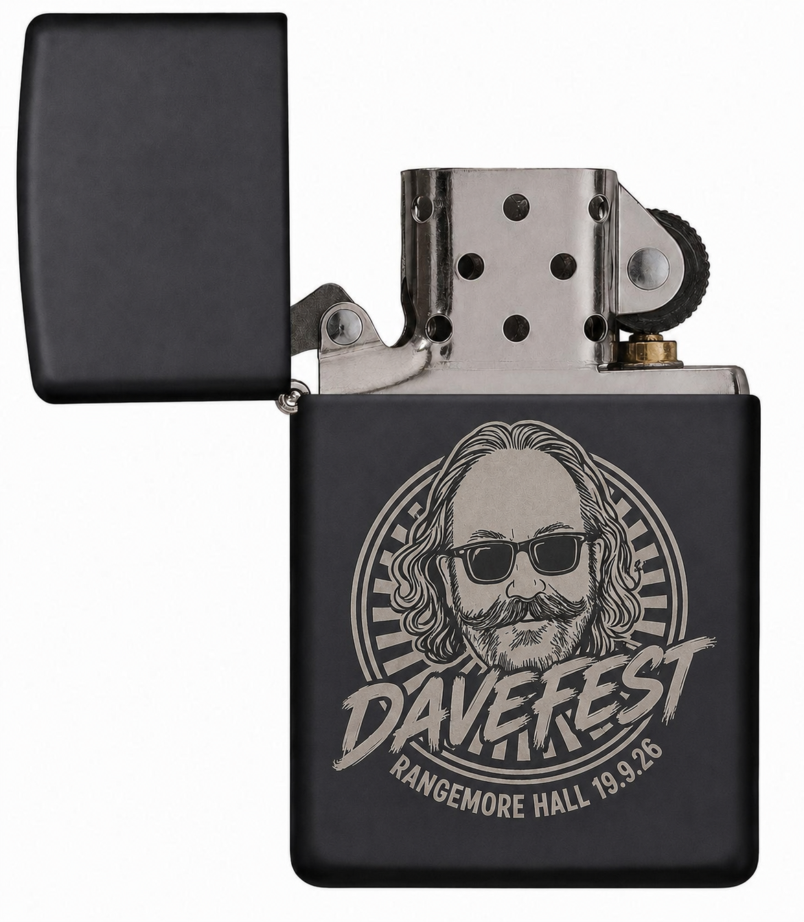 Limited Run Official Zippo Dave Fest 2026 Engraved Lighter 🔥🏍️