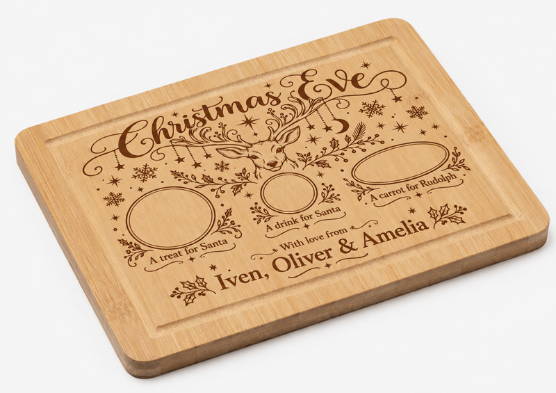 Magical Reindeer personalised Christmas Eve board