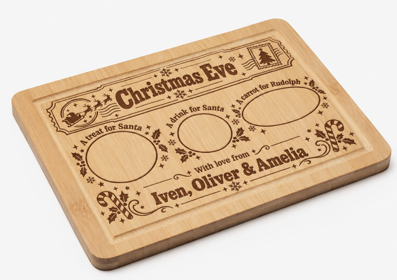 North Pole Post personalised Christmas Eve board