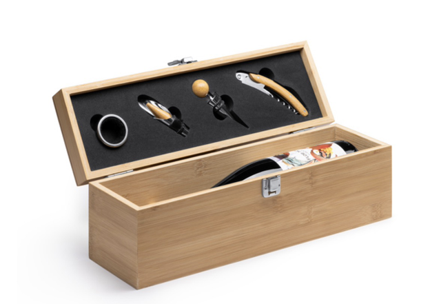 Personalised Engraved Wine Bottle Box 🍷