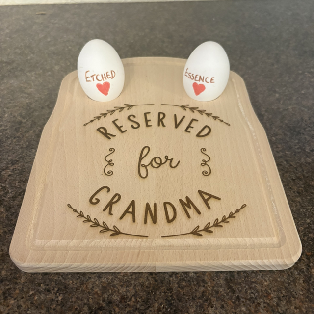 Engraved Wooden Egg & Toast Boards 🥚🍞