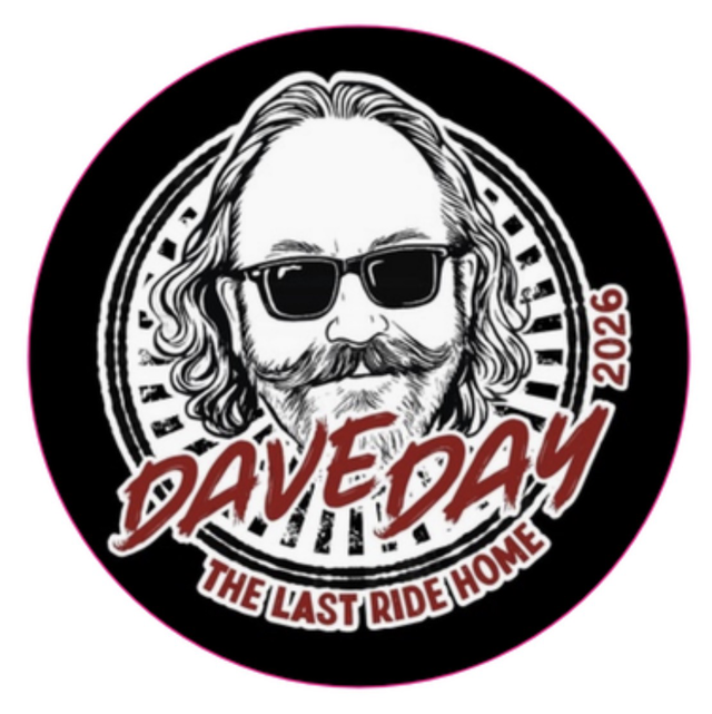 Dave Day 2026 – The Last Ride Home Sticker 🏍️🔥