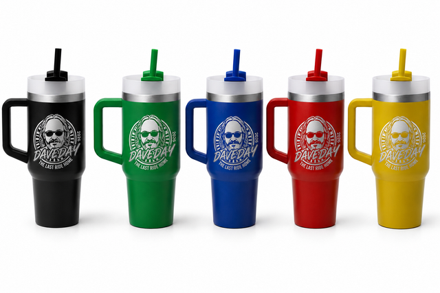 Dave Day 2026 Stainless Steel Heated Cup 🏍️☕