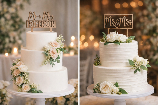 Personalised Wedding Cake Topper