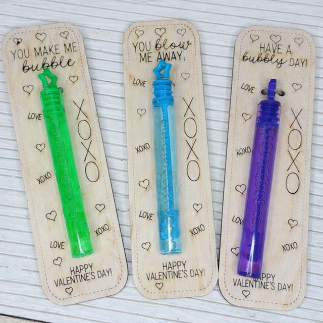 Valentine’s Bubble Wand Gift