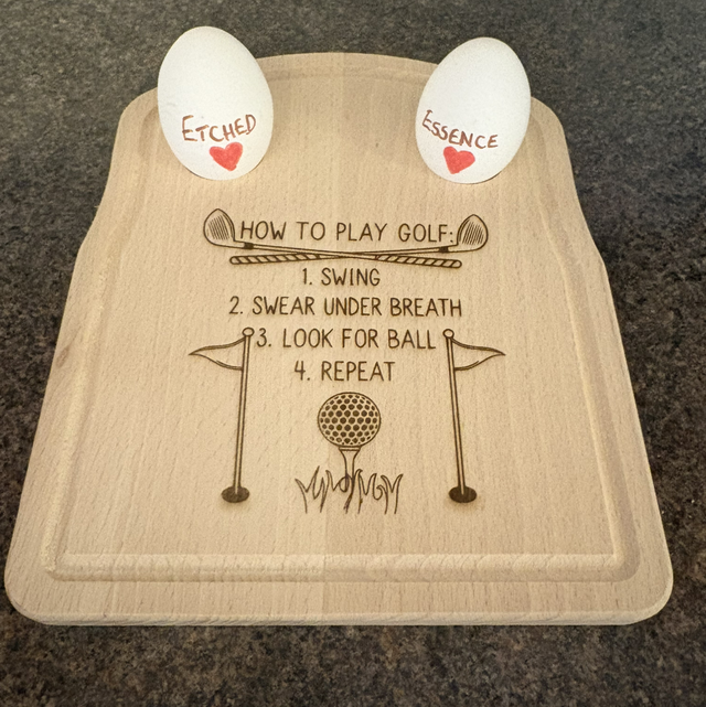 Engraved Wooden Egg & Toast Boards 🥚🍞