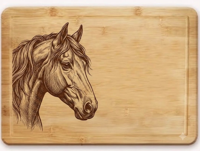 Personalised Bamboo Chopping Board – Animal Collection