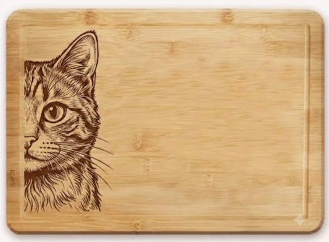 Personalised Bamboo Chopping Board – Animal Collection