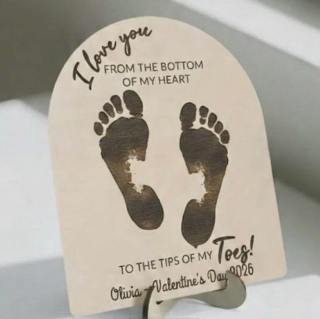 Personalised Baby Footprint Plaque – A Beautiful Keepsake