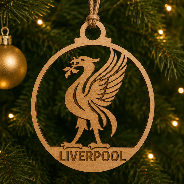 Personalised Manchester Bee Christmas Tree Decoration