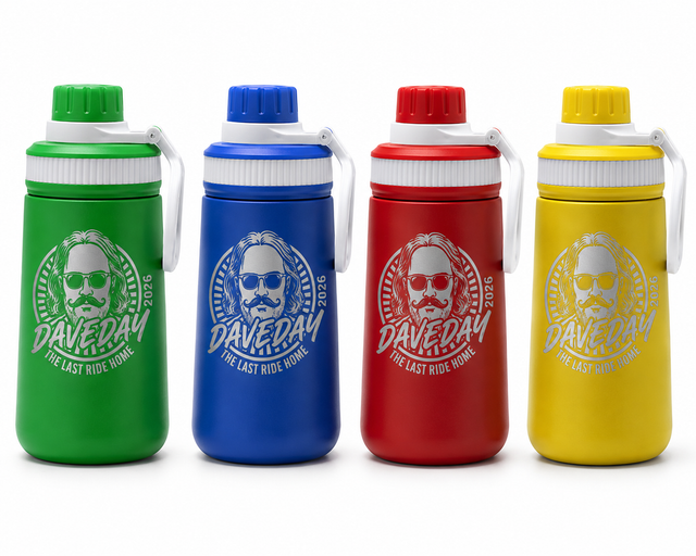 Dave Day 2026 Kids Stainless Steel Bottle 🏍️🧃