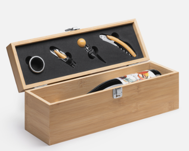 Personalised Engraved Wine Bottle Case