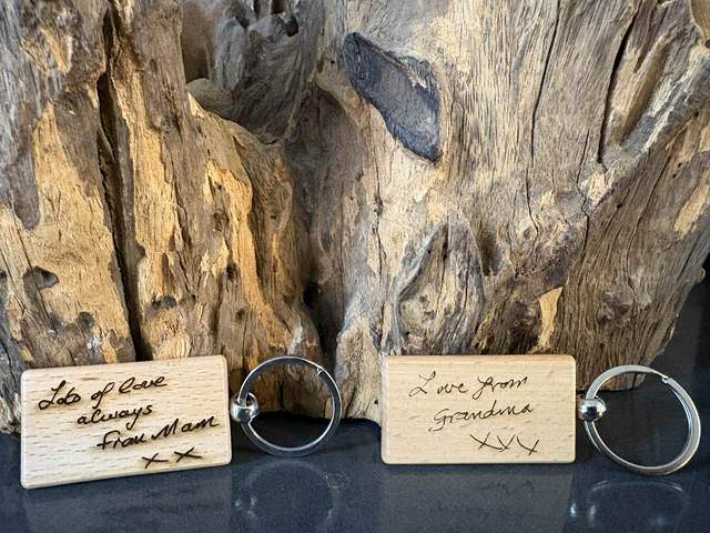 Memorial Handwriting Keyring