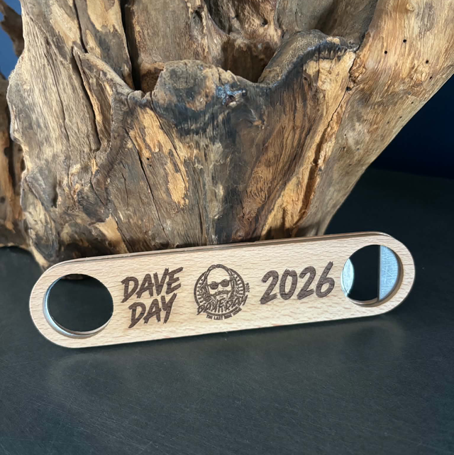 Dave Day 2026 Engraved Bar Blade 🏍️🍺