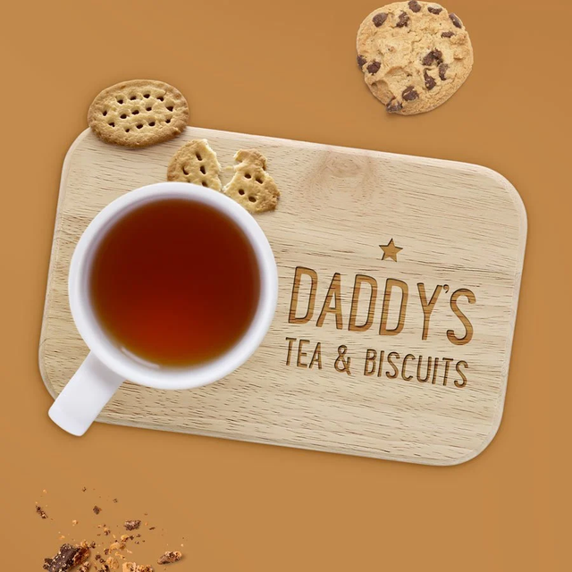 Fathers Day Personalised Tea & Biscuit Board ☕🍪