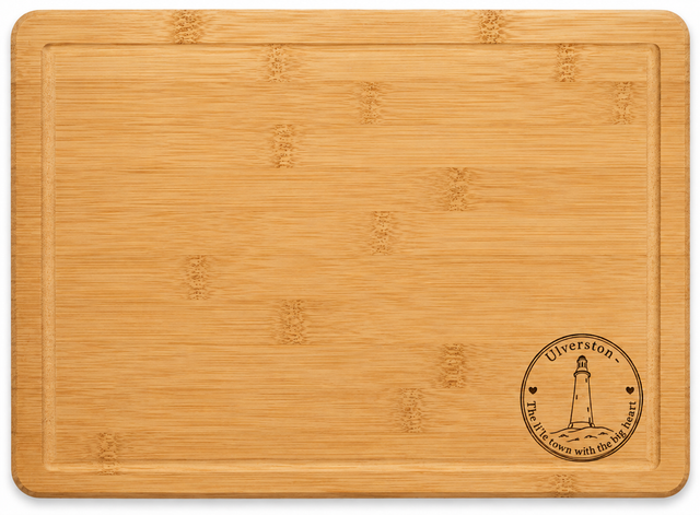 Ulverston Bamboo Serving Board – The Li’le Town with the Big Heart