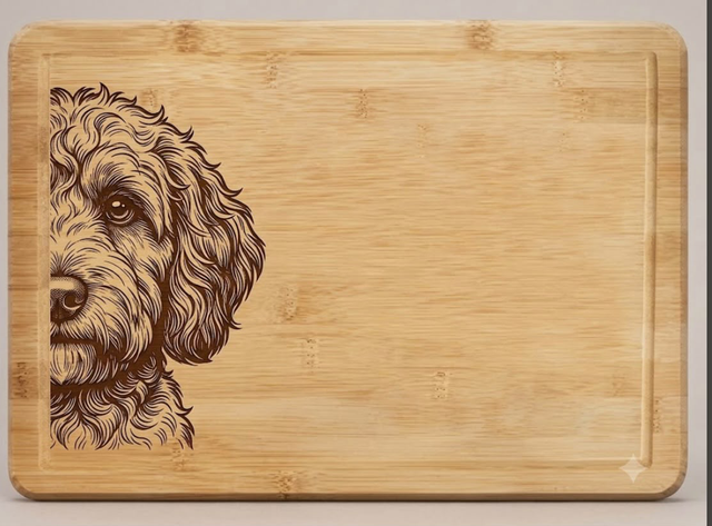 Personalised Bamboo Chopping Board – Animal Collection