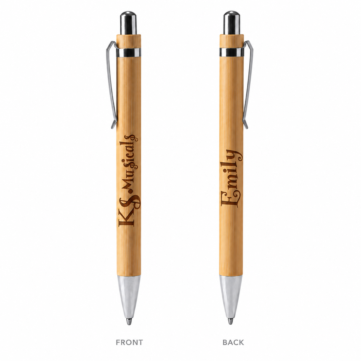 Personalised pen included in bundle